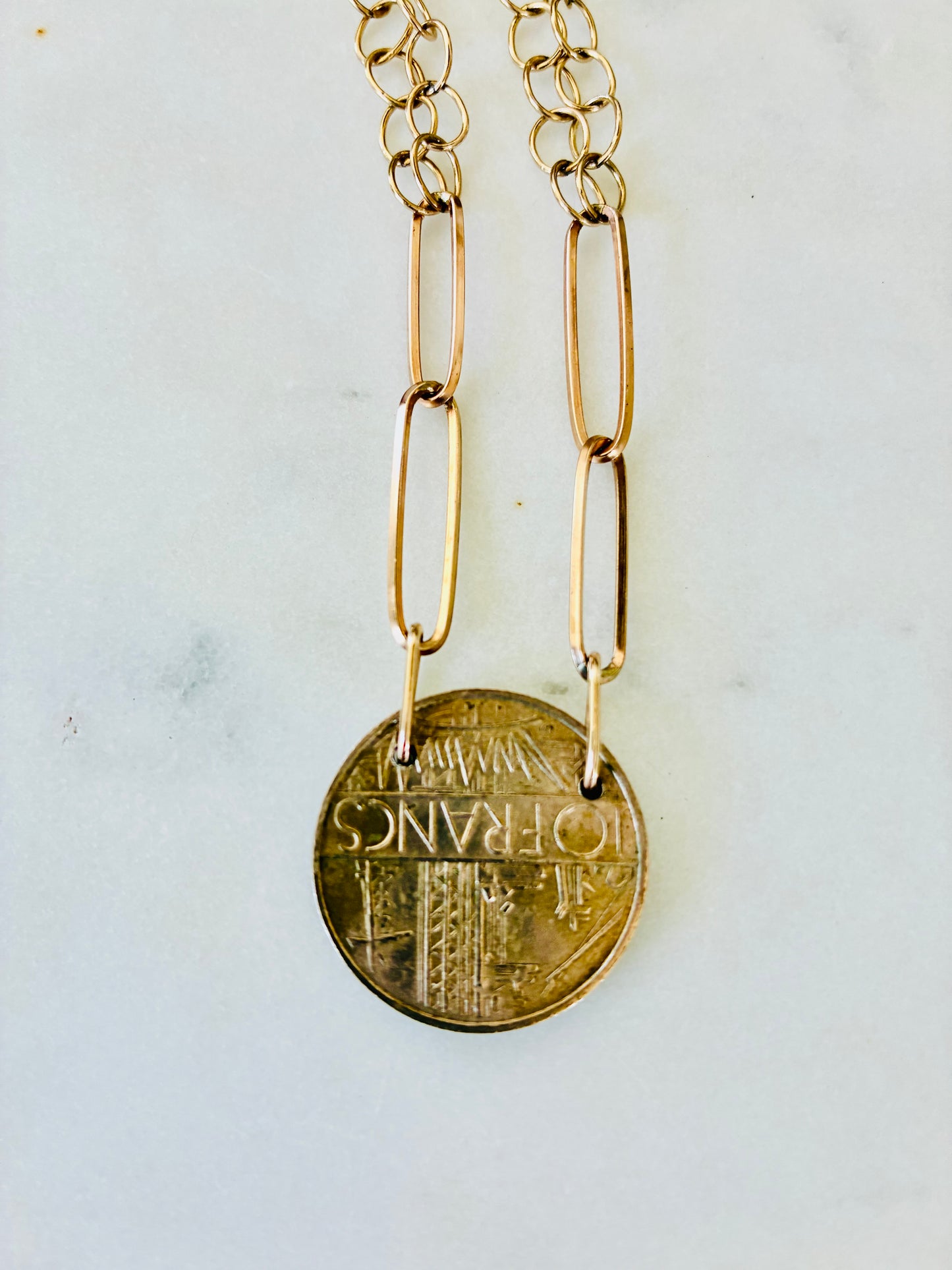 France 1976 Coin Necklace