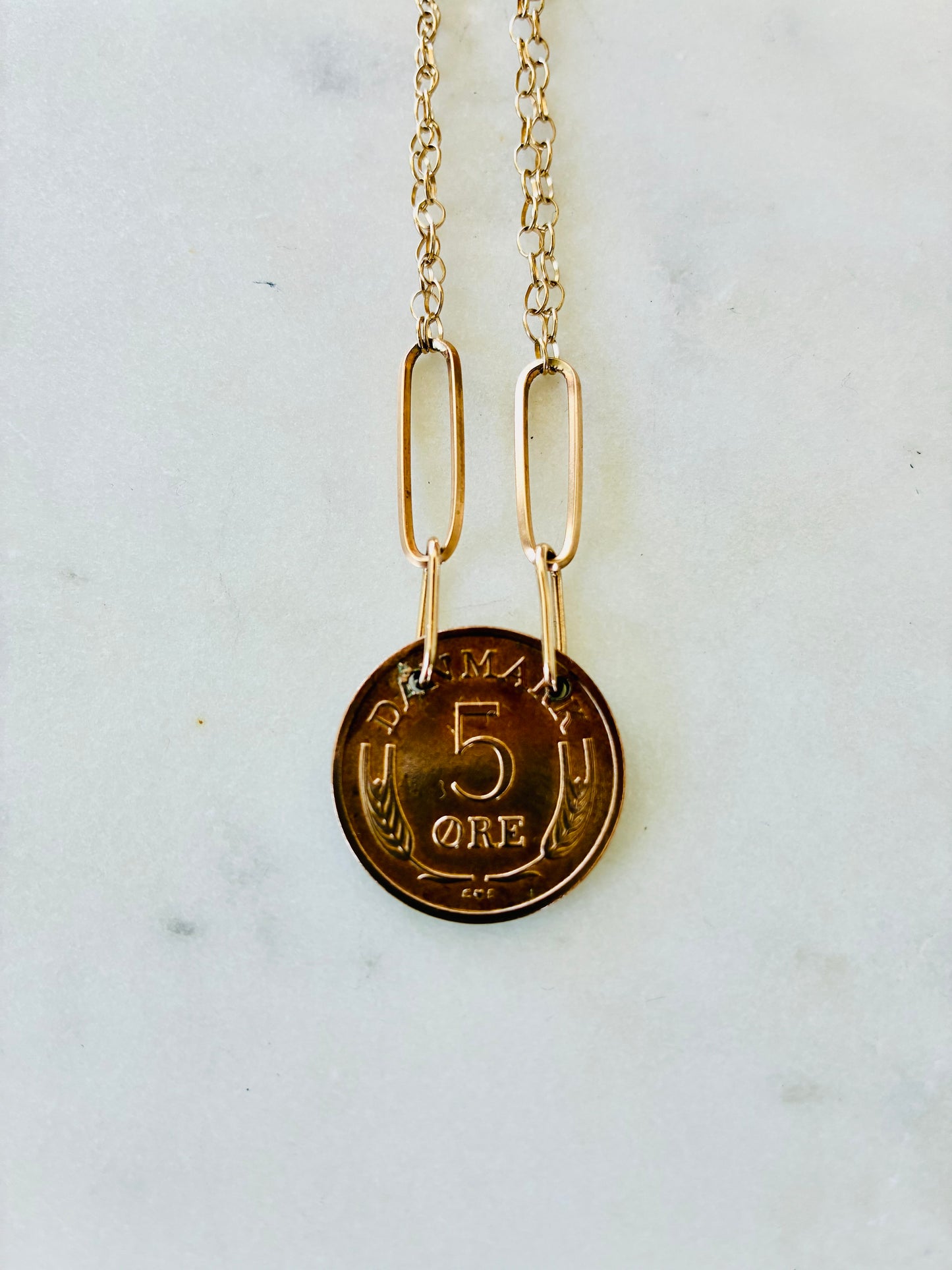 Denmark 1968 Coin Necklace