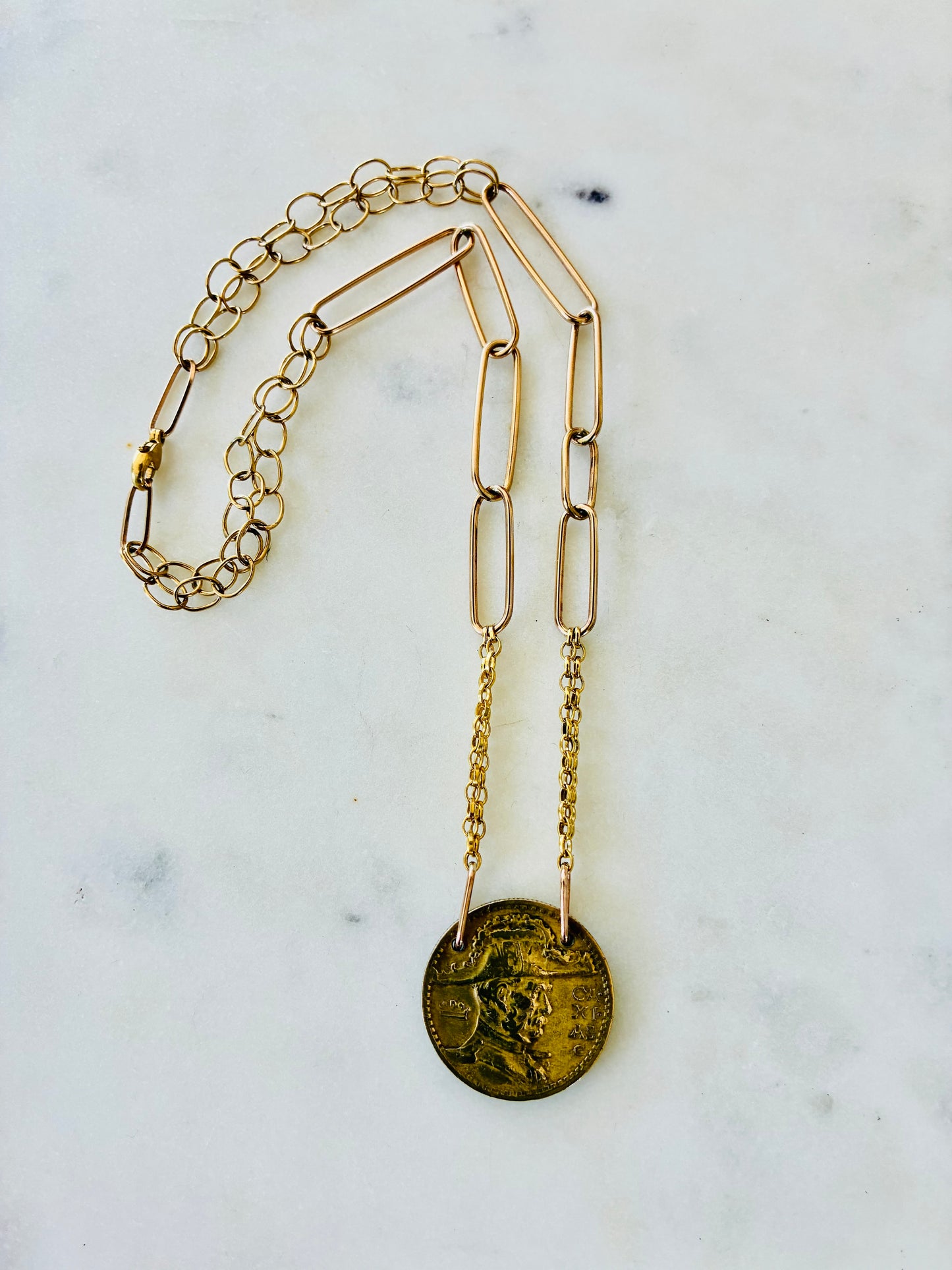 Brazil 1936 Coin Necklace