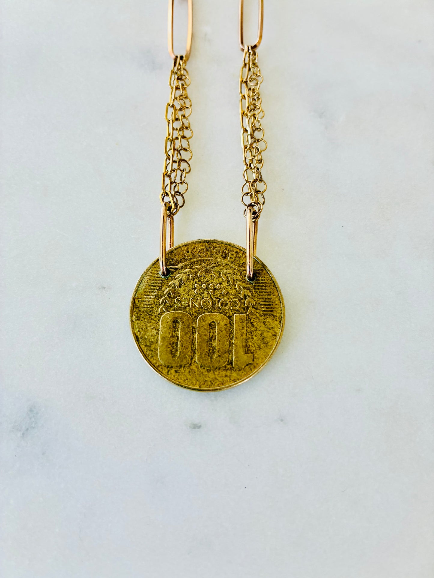 Costa Rica 1999 Coin Necklace