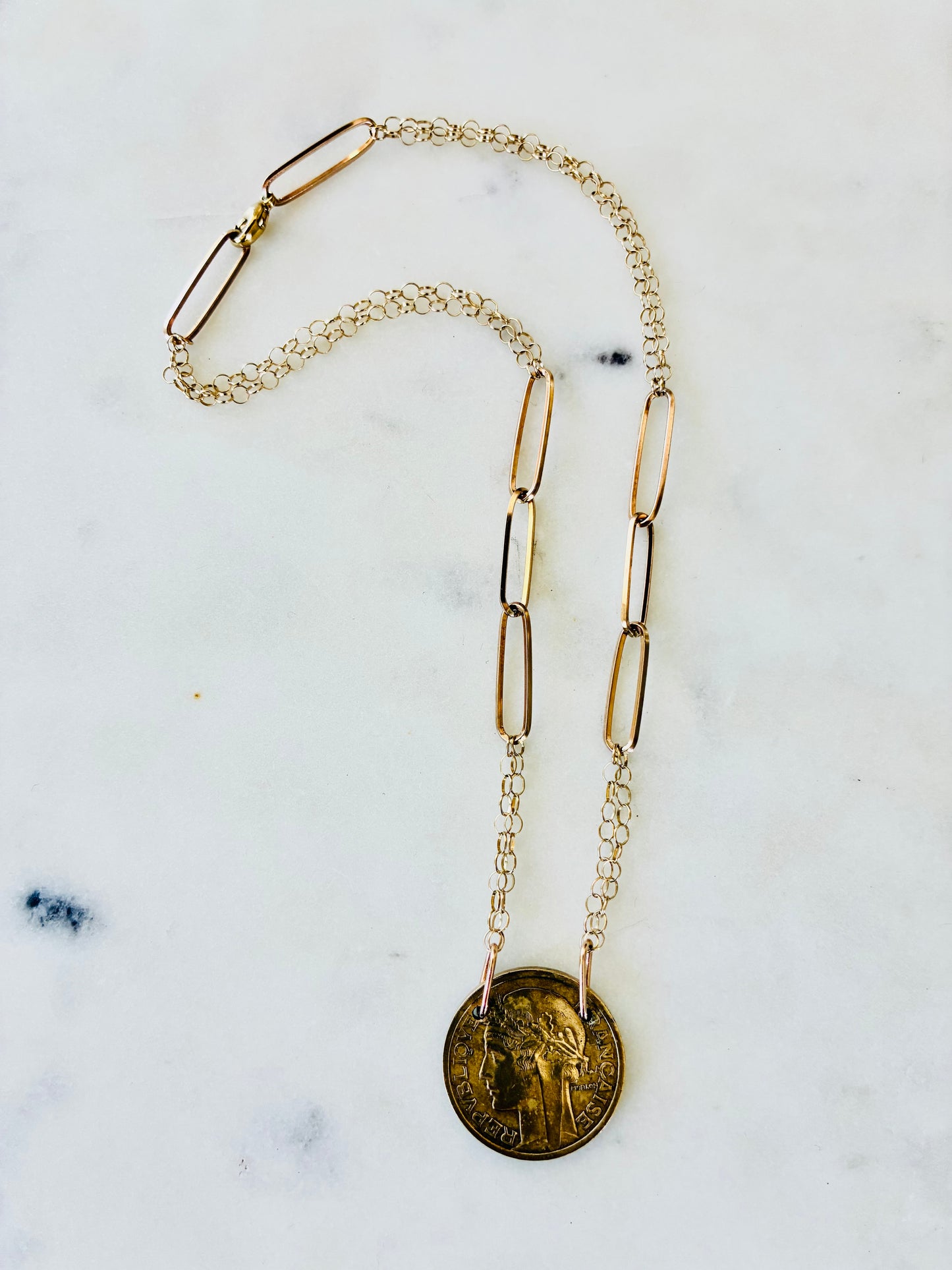 France 1937 Coin Necklace