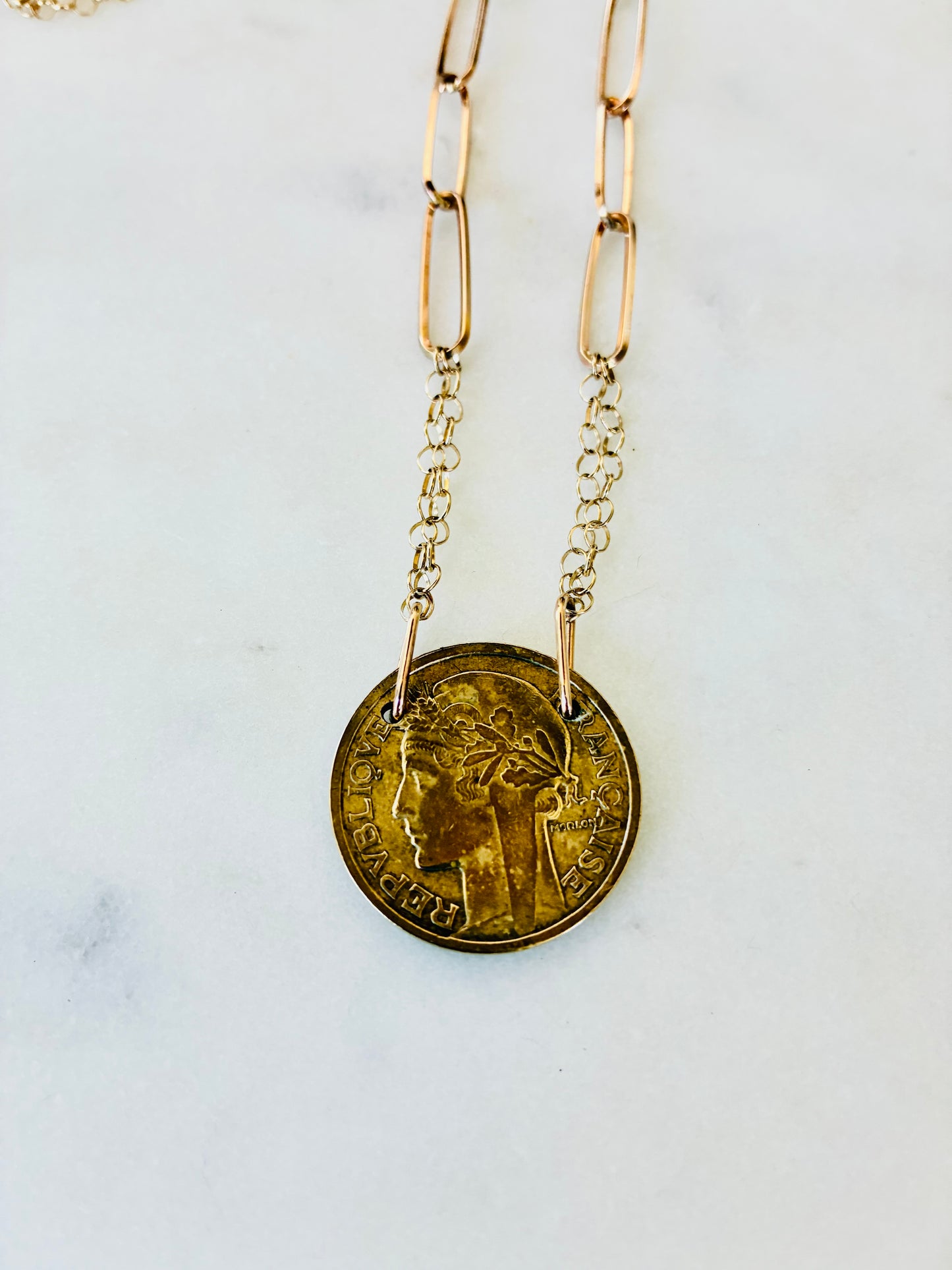 France 1937 Coin Necklace