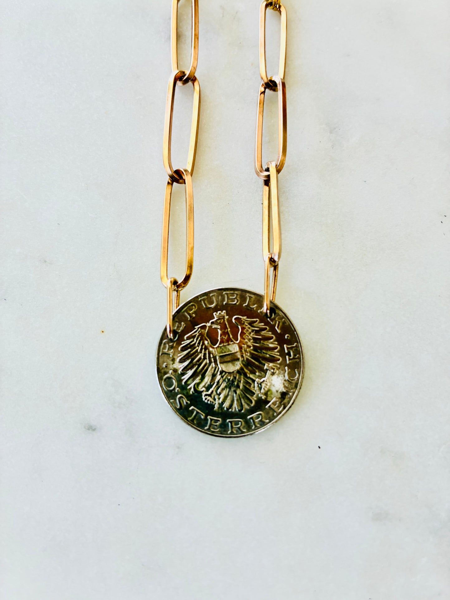 Germany 1977 Coin Necklace