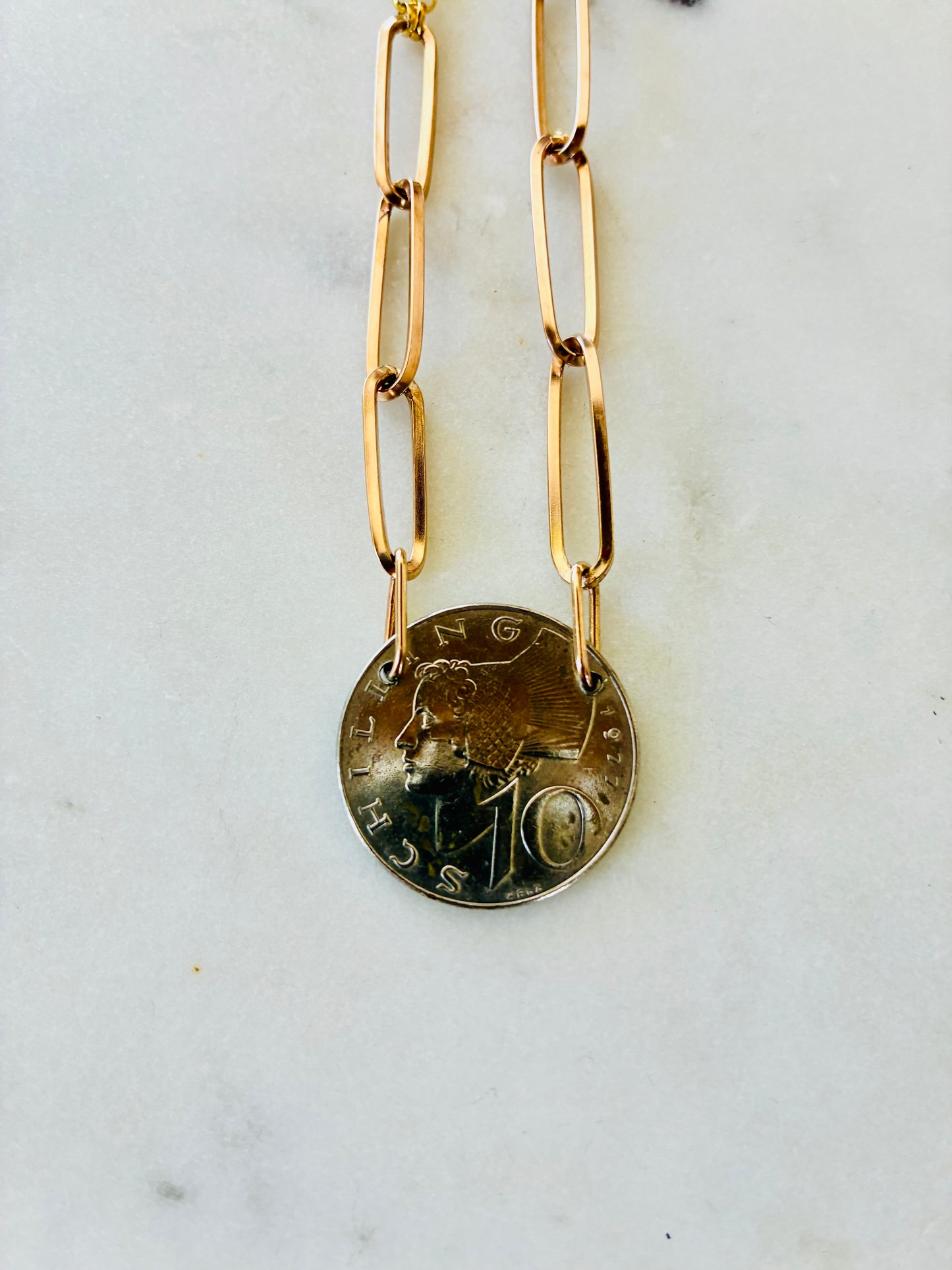 Germany 1977 Coin Necklace