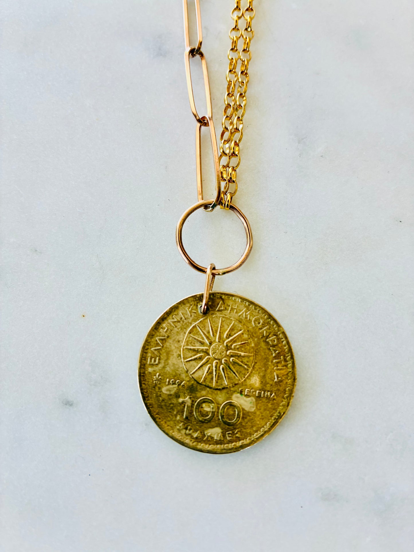 Greece 1994 Coin Necklace