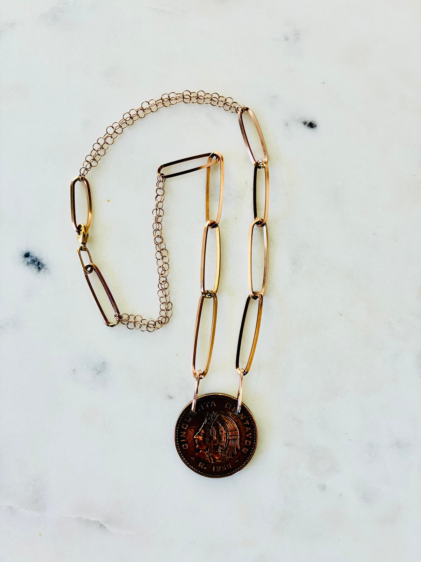 Mexico 1956 Coin Necklace