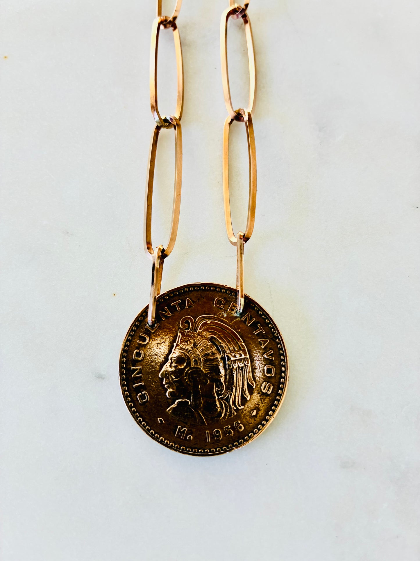 Mexico 1956 Coin Necklace
