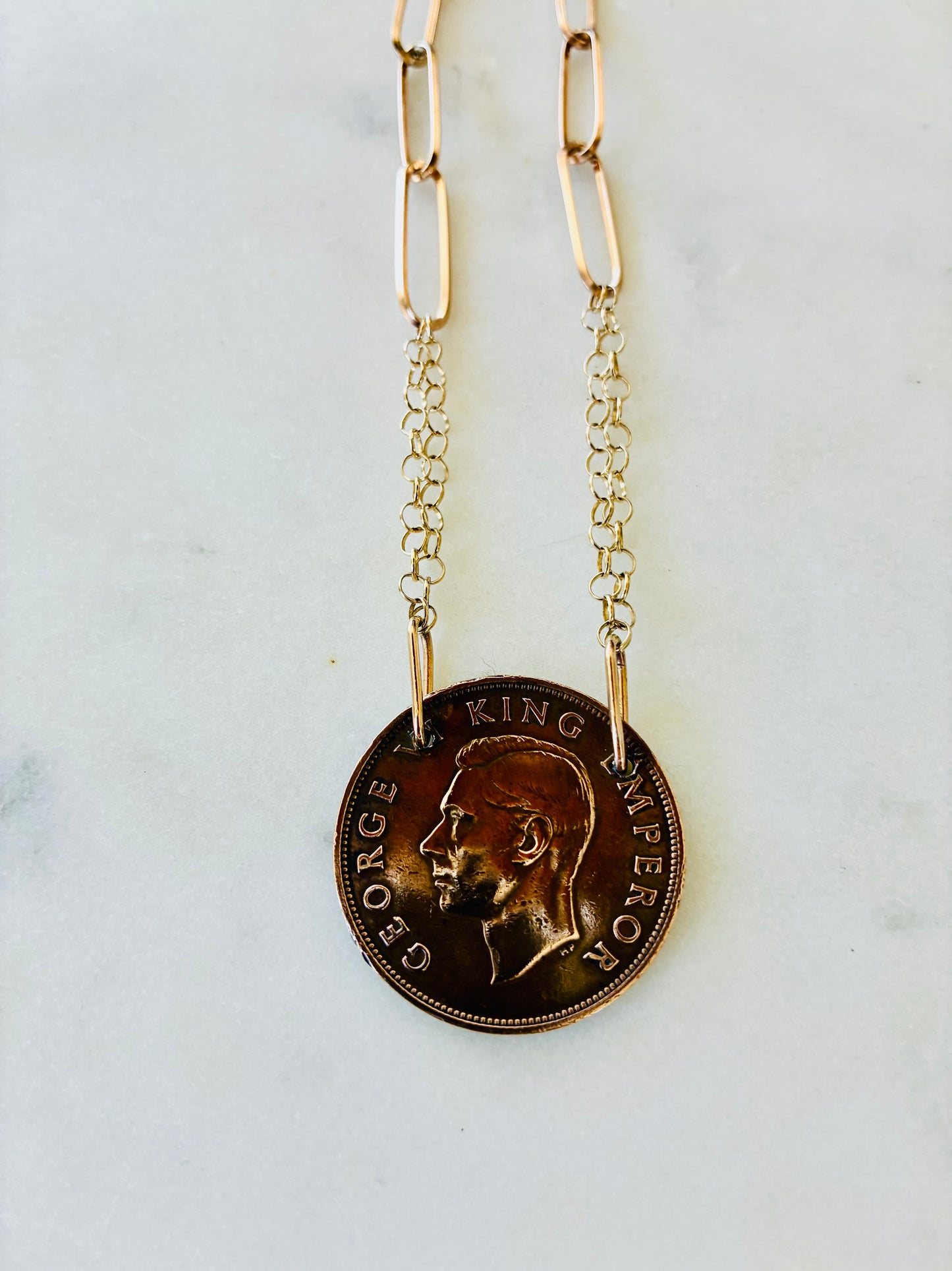 New Zealand 1940 Coin Necklace