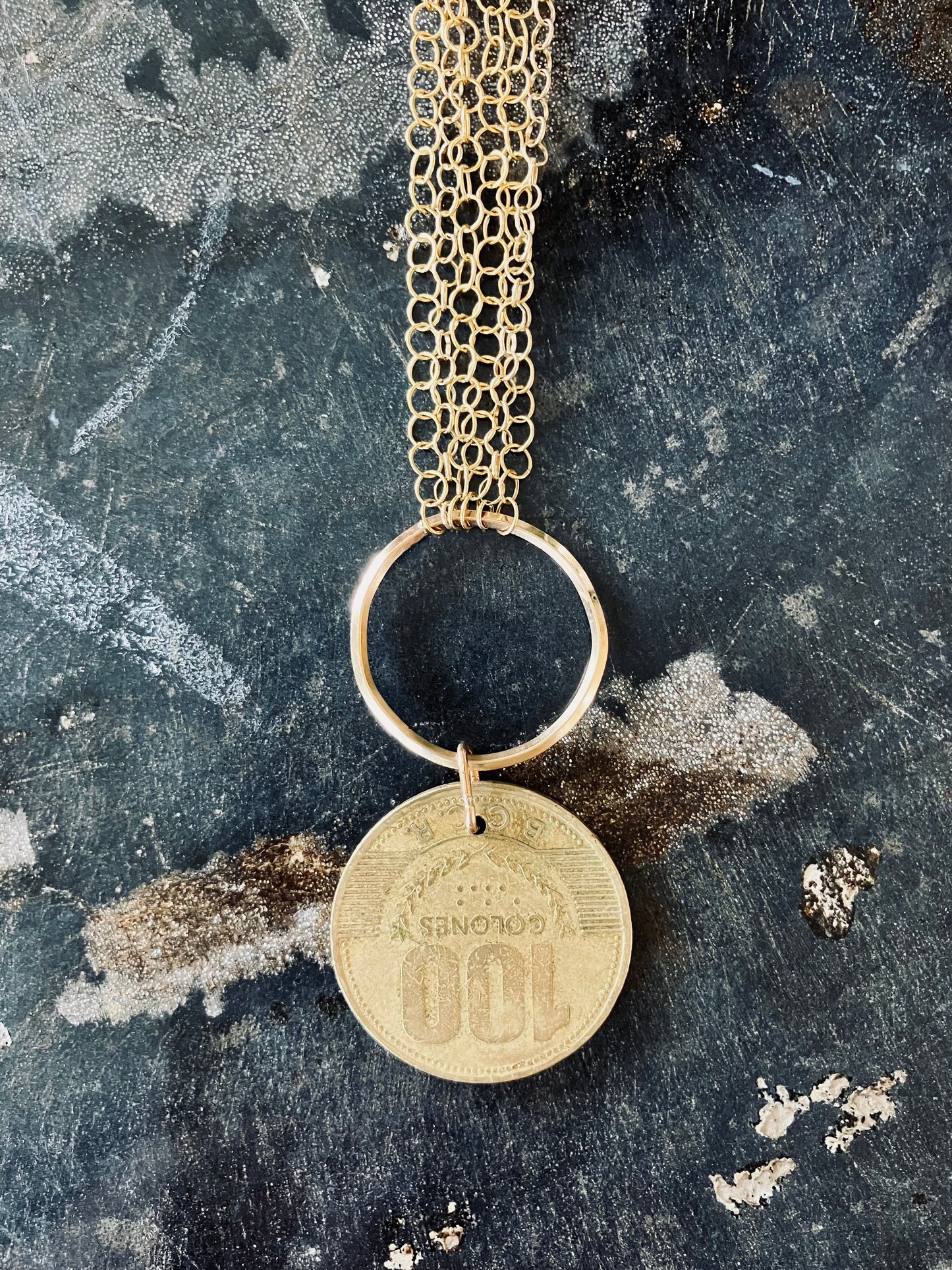 1997 Costa Rica Coin Necklace