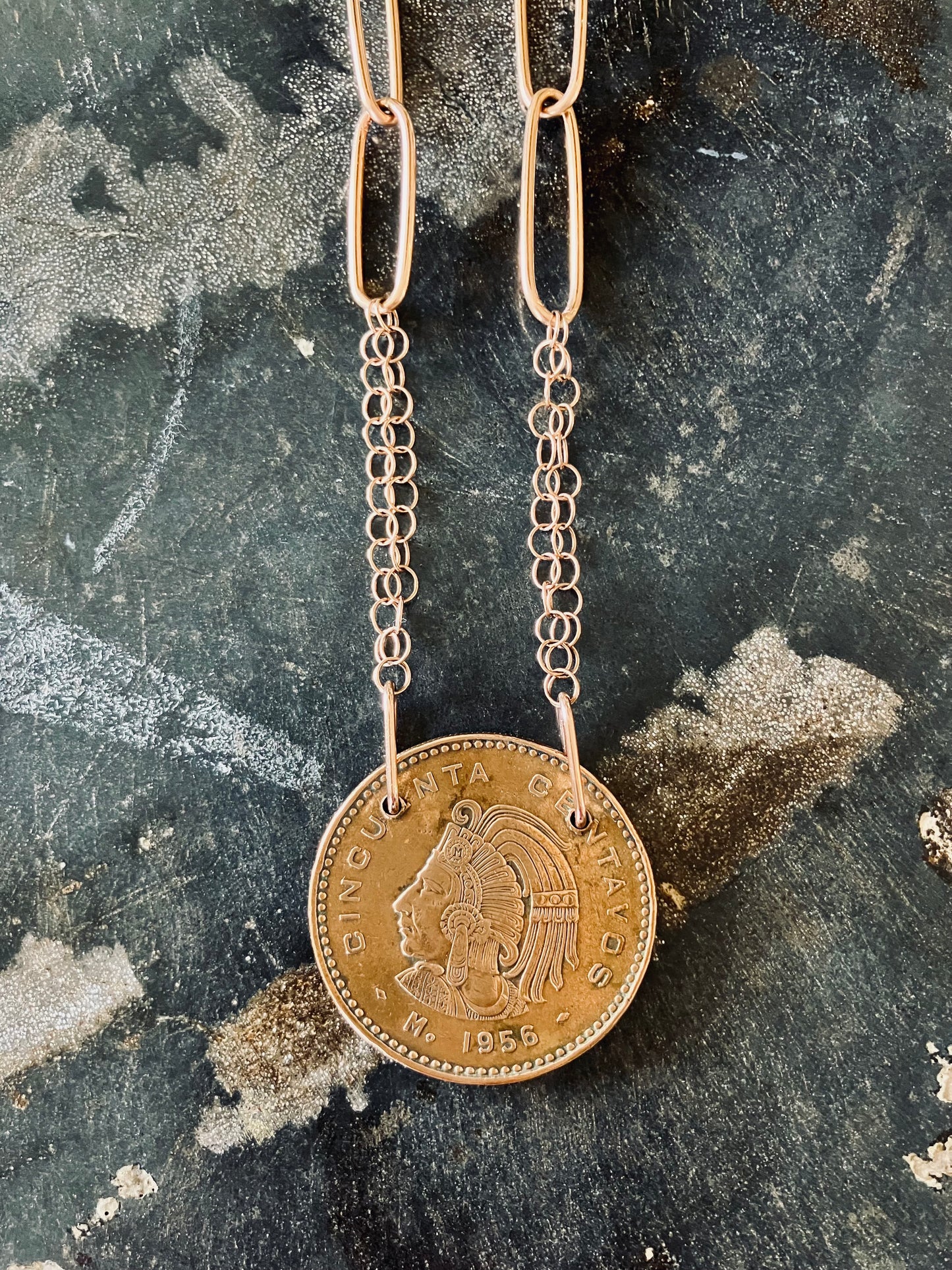 1956 Mexico Coin Necklace