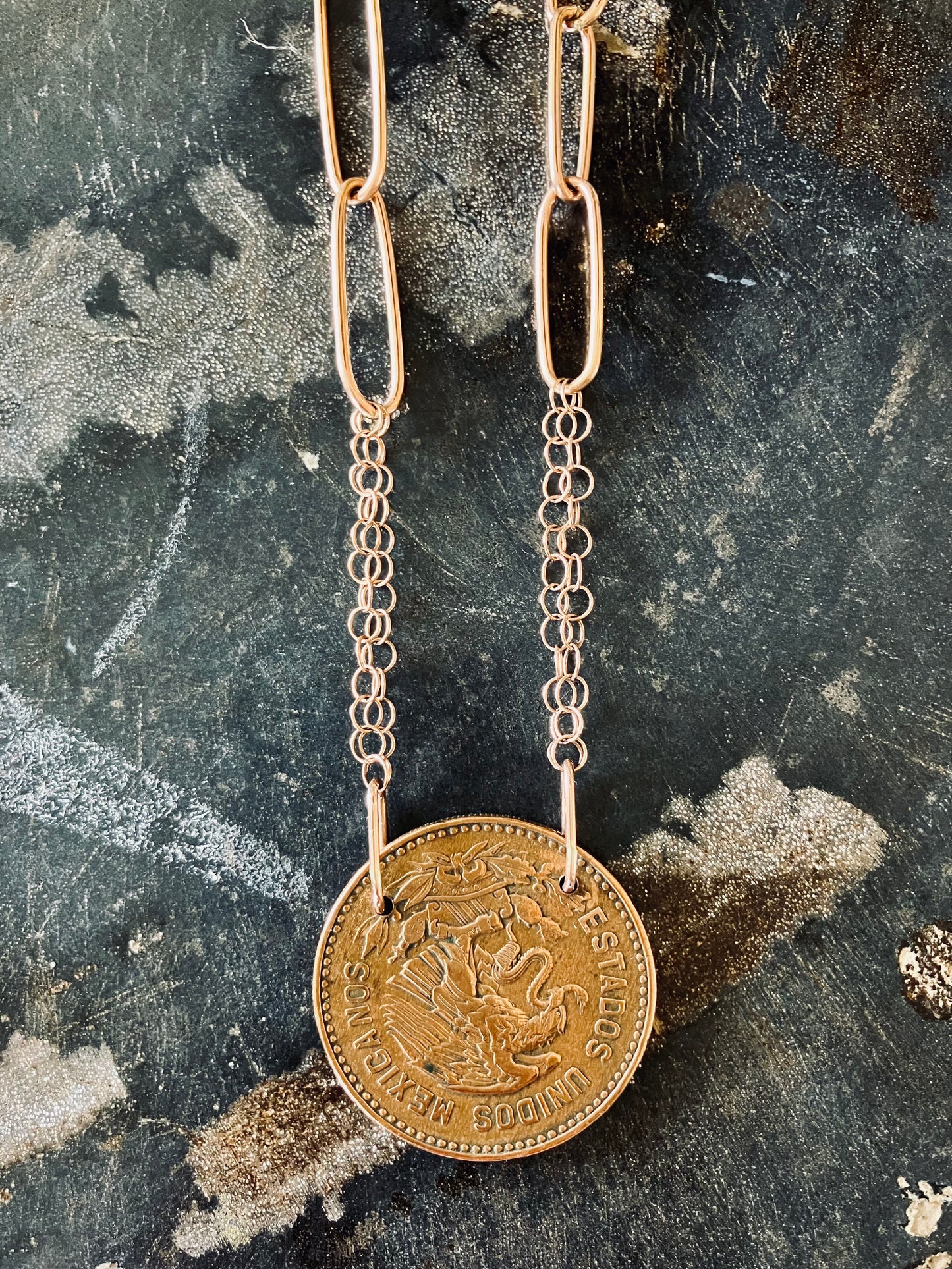 1956 Mexico Coin Necklace